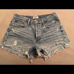 Agolde Parker Vintage Cut Off Short in Swapmeet